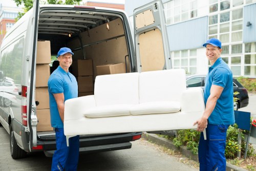 Man and van van loading items in Streatham for a transparent quote