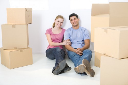 Streatham man and van helping with a flat move and stairs