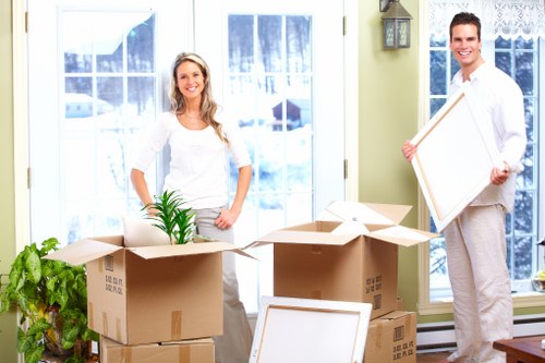 Packing and furniture handling for a Streatham house move with boxes and protective materials