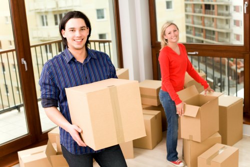 Organised packing supplies for a flat move or office relocation in Streatham